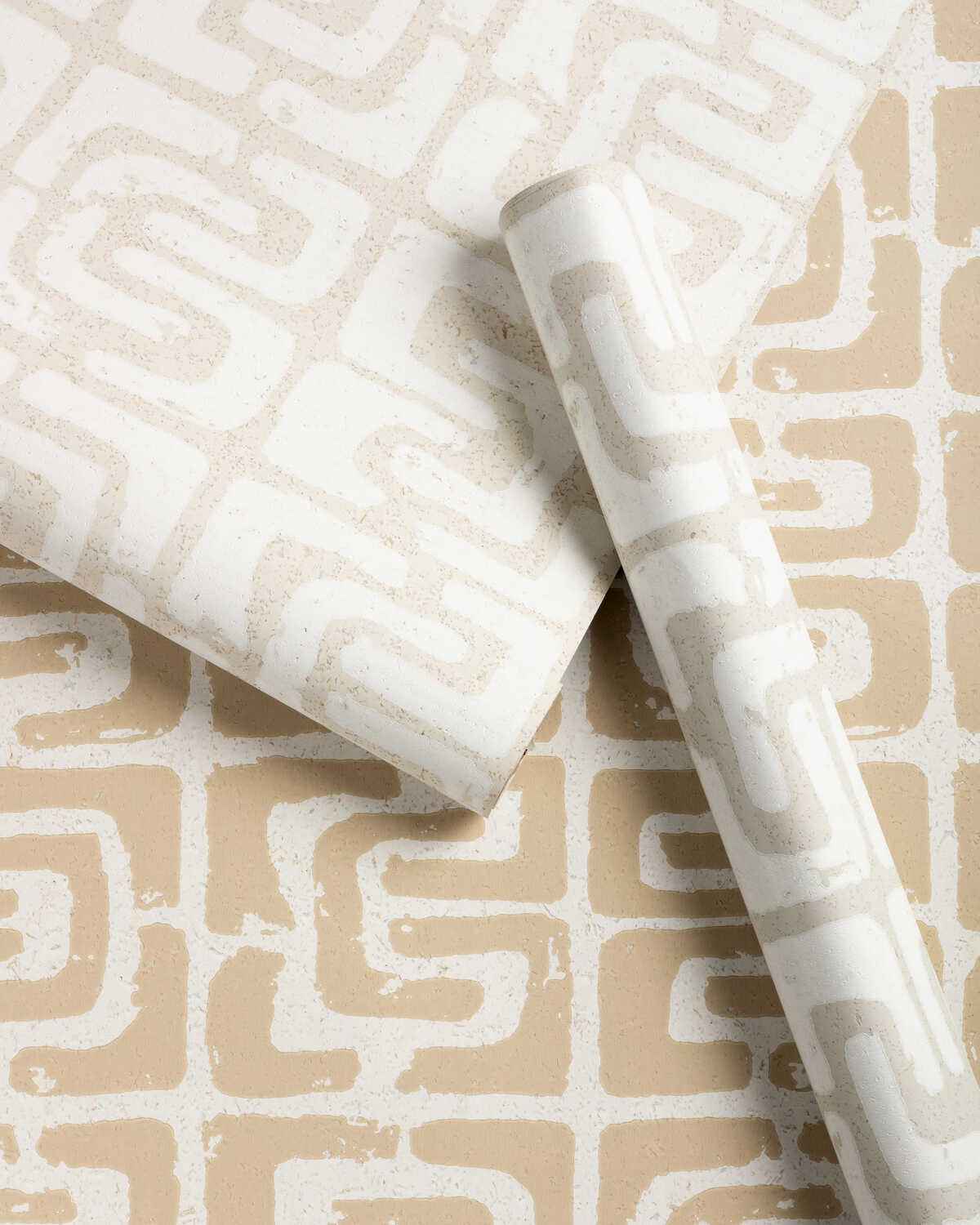 Oui-Bloc-Due-Mist-Kravet-Couture-Wallpaper - KRAVET COUTURE Wallpaper