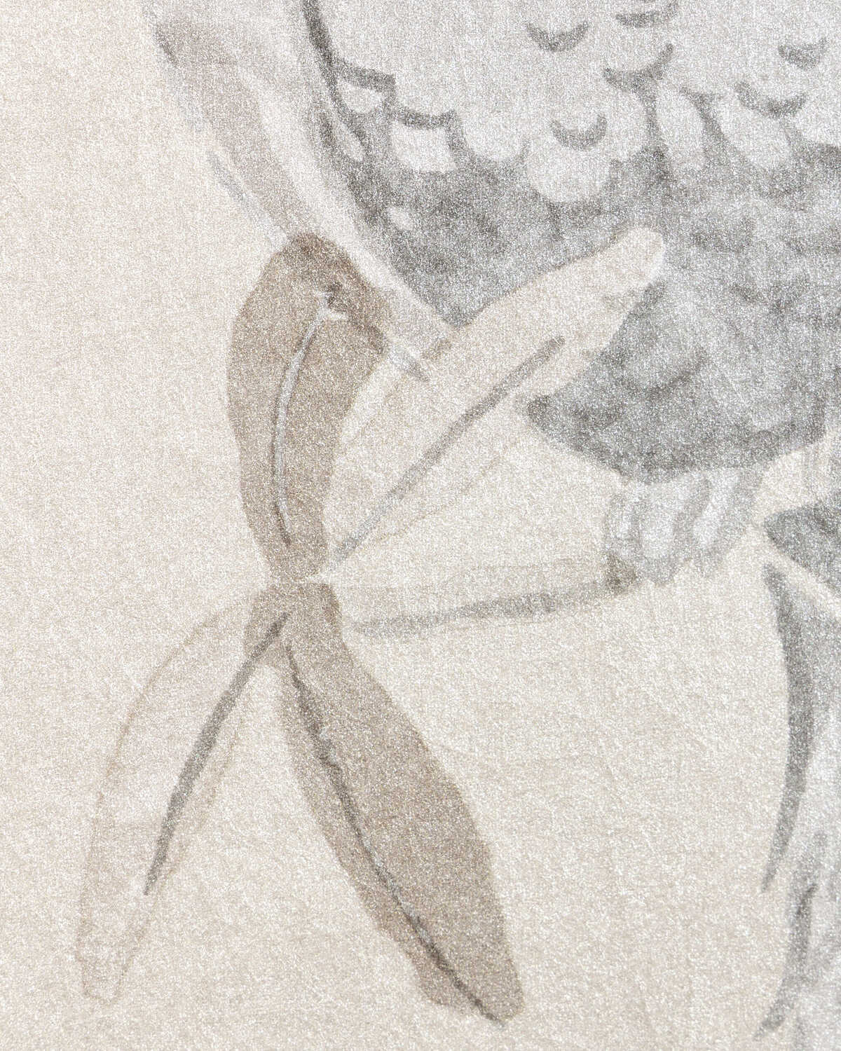 Symphony Mica Wp - Pewter - KRAVET COUTURE Wallpaper