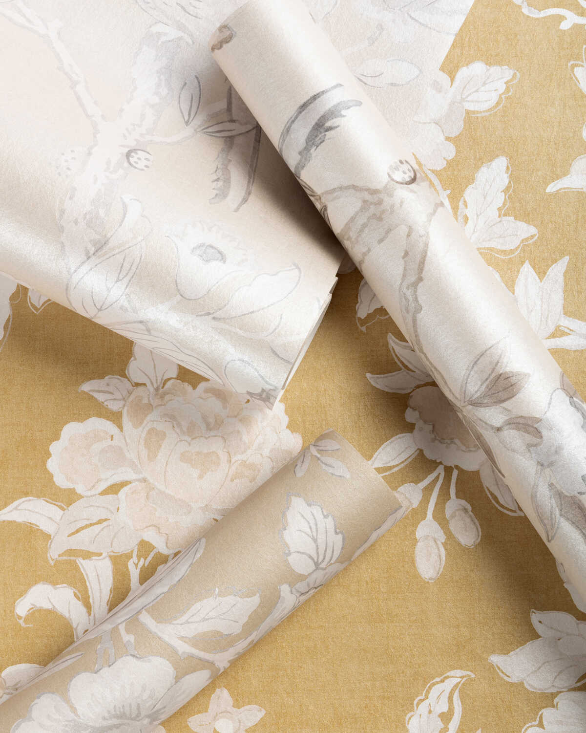 Symphony Mica Wp - Champagne - KRAVET COUTURE Wallpaper