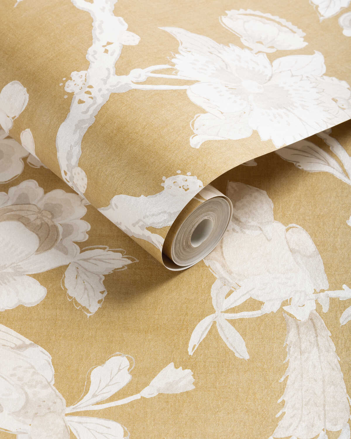 Symphony Mica Wp - Gold - KRAVET COUTURE Wallpaper