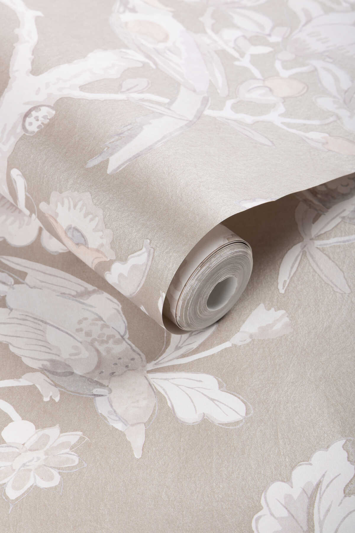 Symphony Luster Wp - Rose - KRAVET COUTURE Wallpaper
