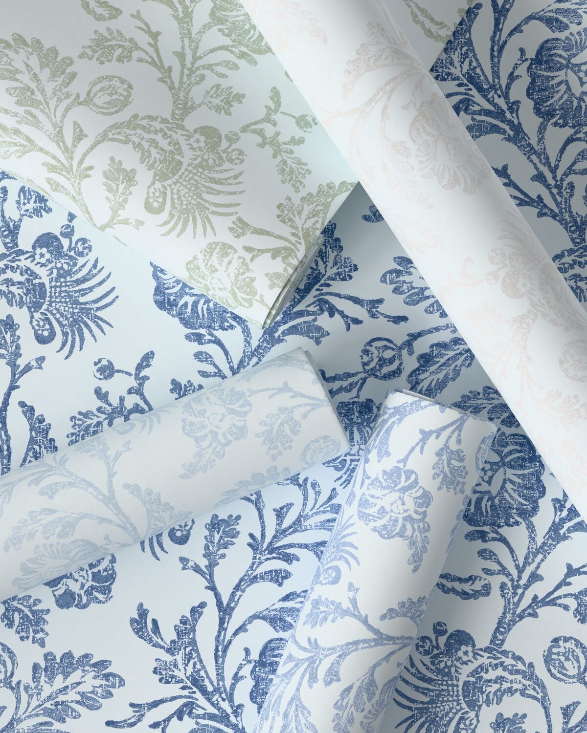 Eunice Vine Wp - Sea Mist - Kravet Couture Wallpaper