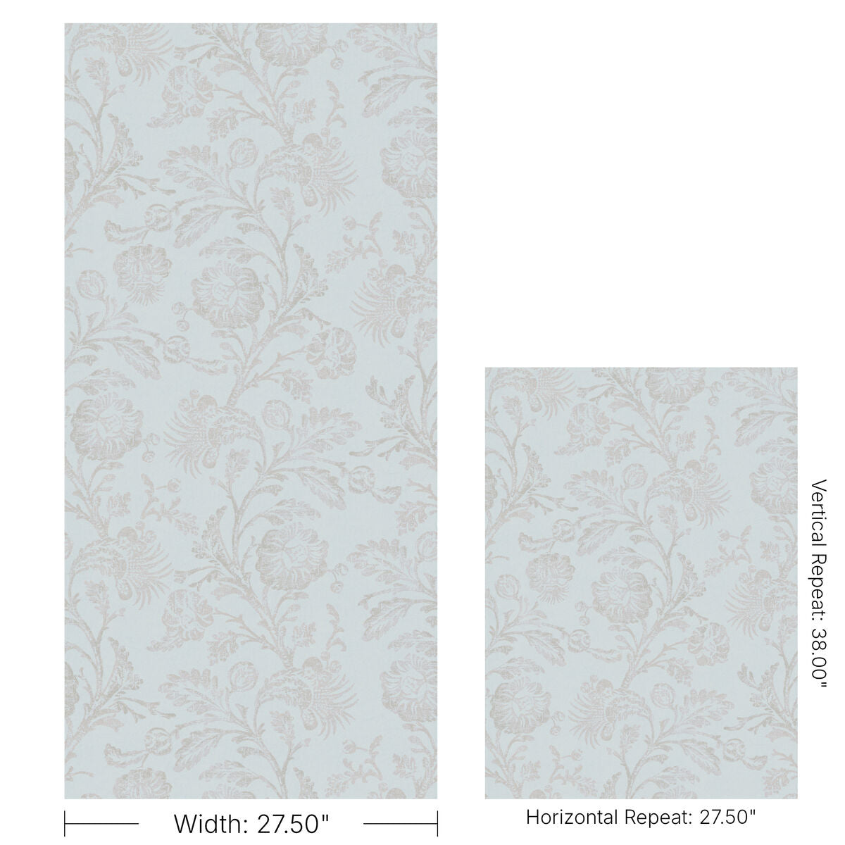 Eunice Vine Wp - Golden Sun - Kravet Couture Wallpaper