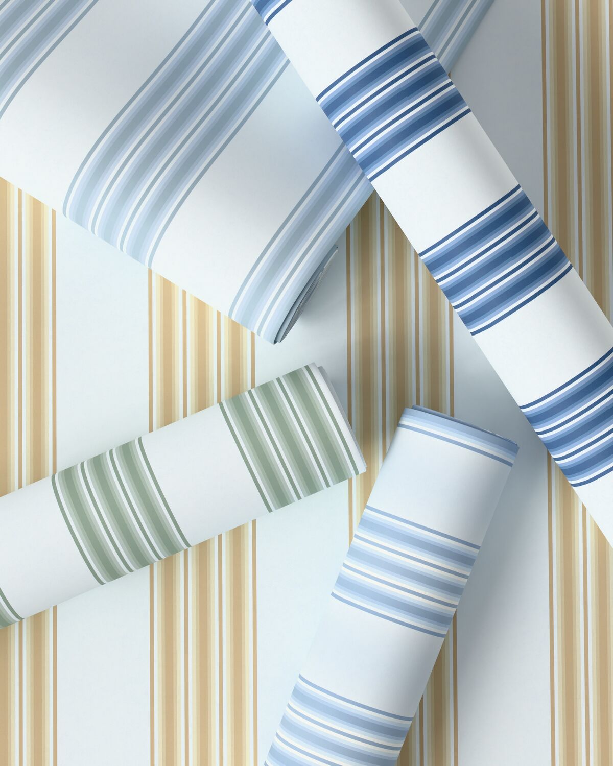 Stuart Stripe Wp - Surf Green - Kravet Couture Wallpaper