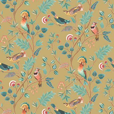 Byzance Mayani Metallic Gold - Osborne & Little - W7902-01 Wallcovering | Osborne & Little | The WorkRoom