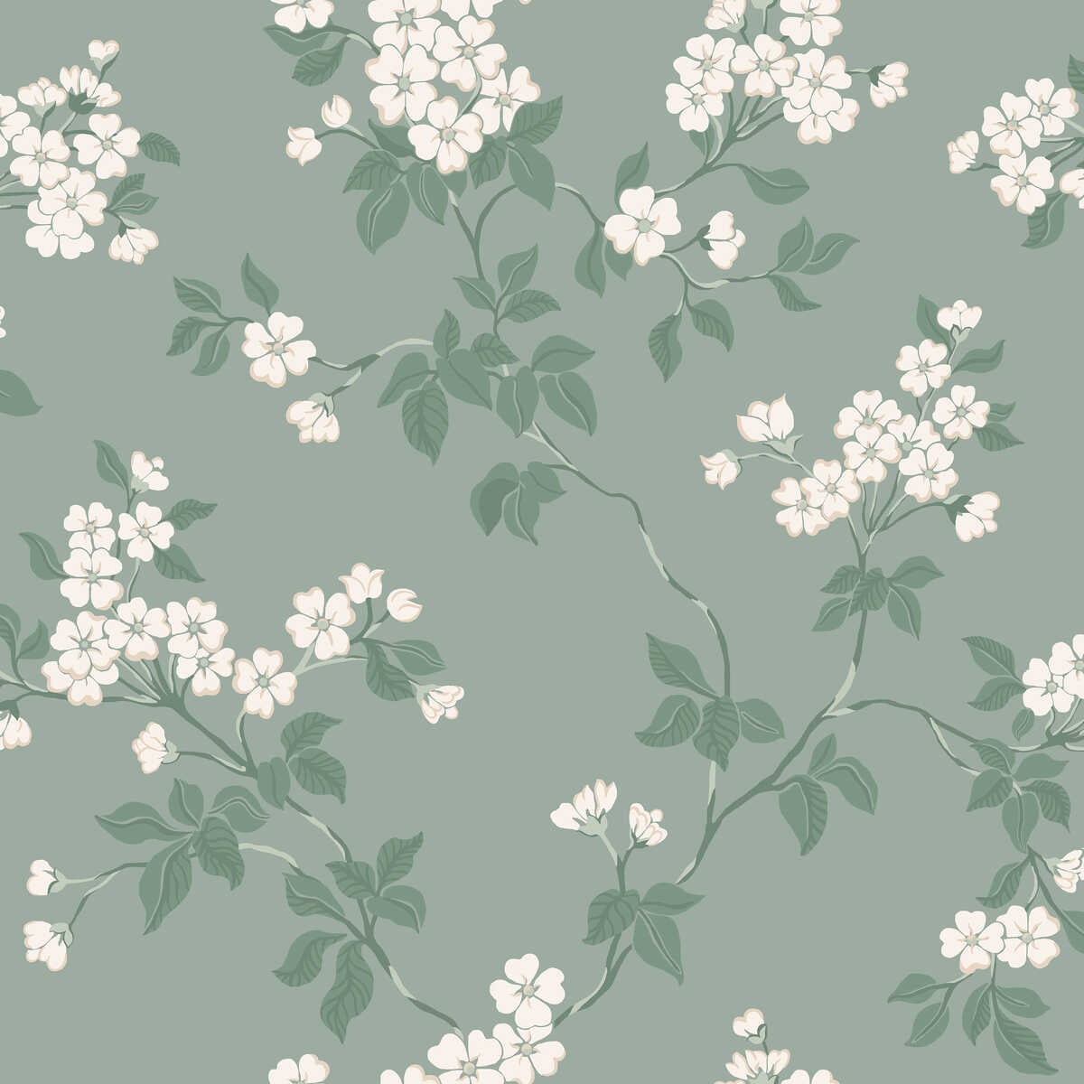 Blomma - Robin'S Egg - WINFIELD THYBONY Wallpaper