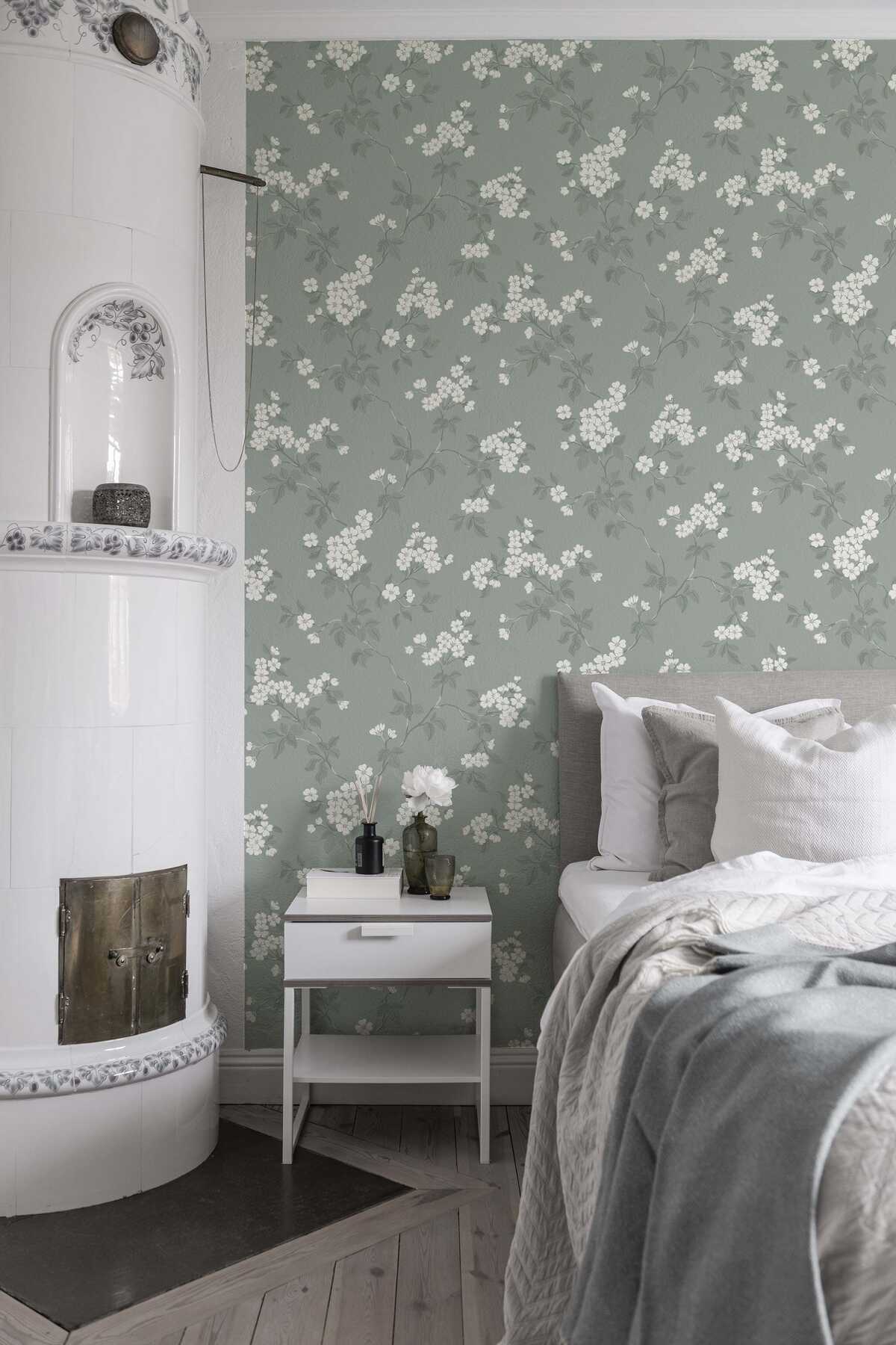 Blomma - Robin'S Egg - WINFIELD THYBONY Wallpaper
