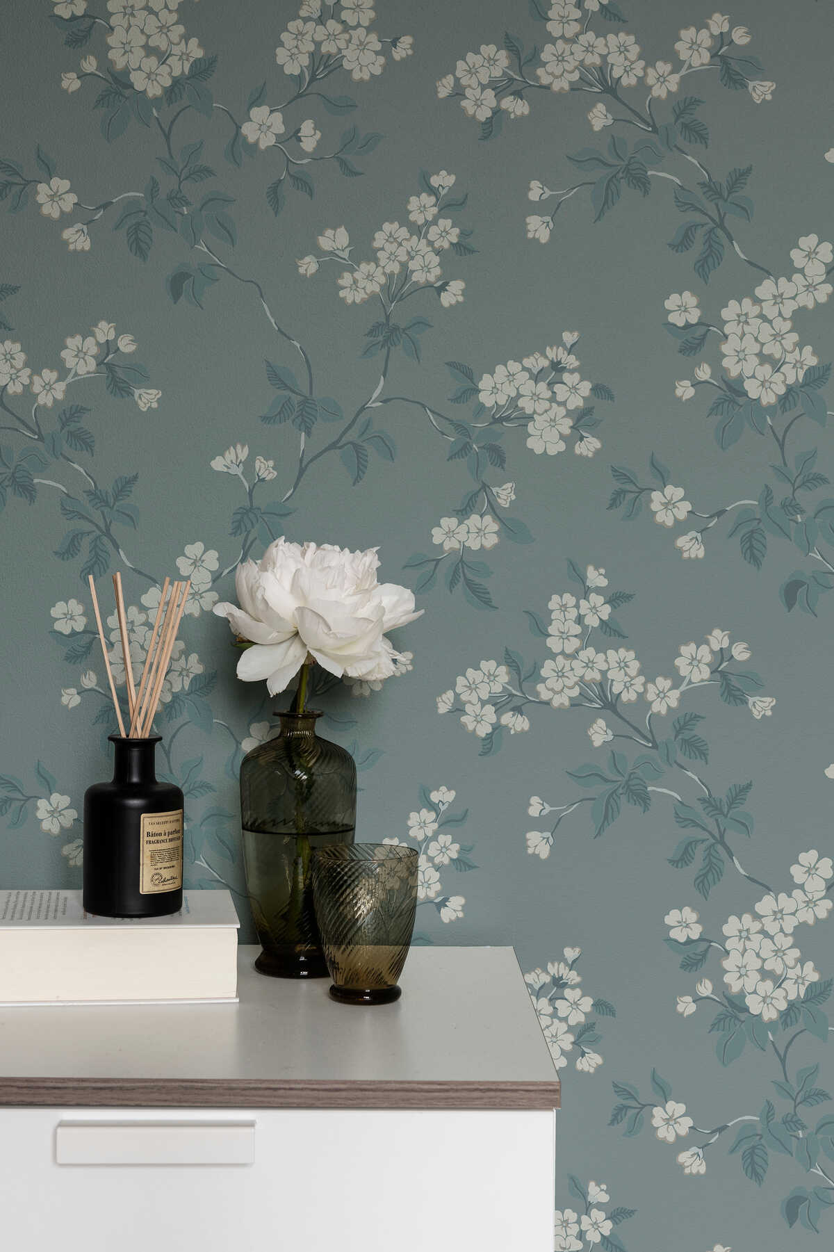 Blomma - Federal Blue - WINFIELD THYBONY Papel pintado