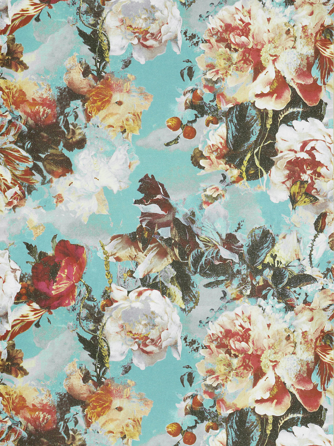 Flamboyant - Bleuet - Scalamandre Wallpaper