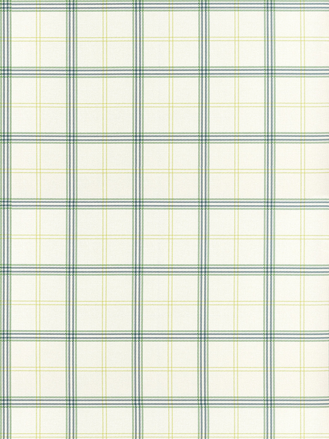 Ezra Plaid - Pear - Scalamandre Wallpaper