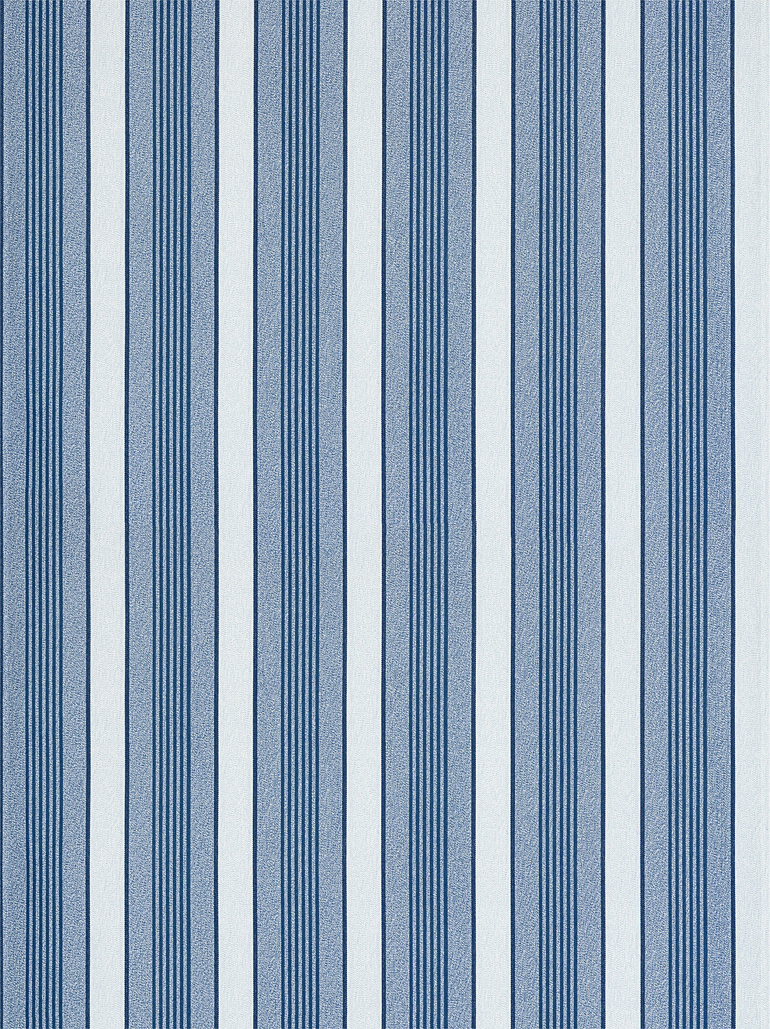 Arlo Stripe - Cobalt - Scalamandre Wallpaper