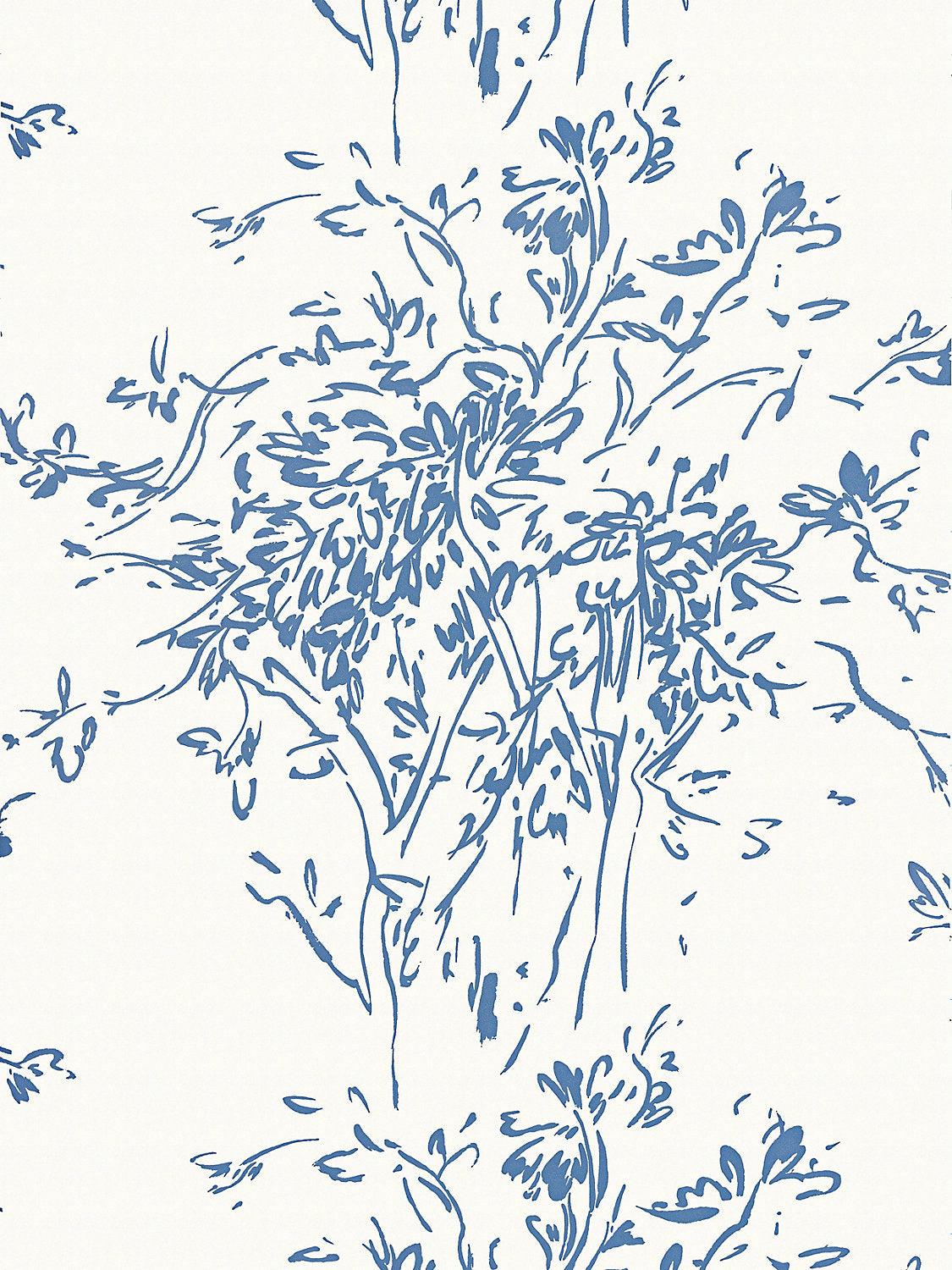 Kurt - Delphinium - Scalamandre Wallpaper