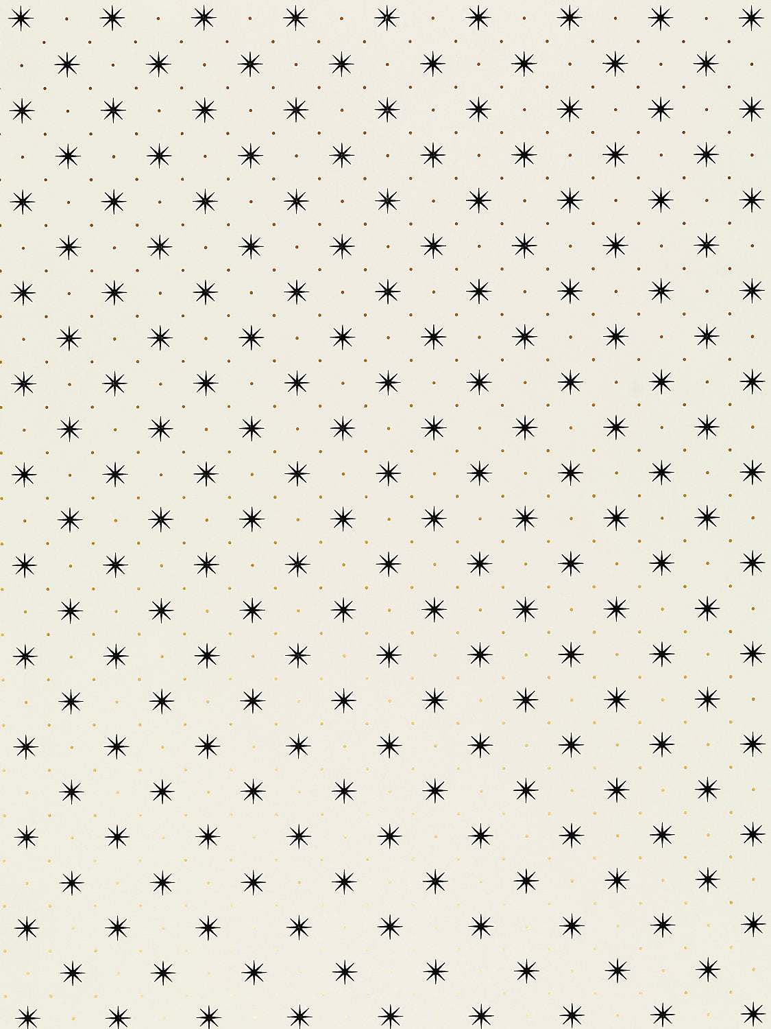 Trixie - Black & Gold On White