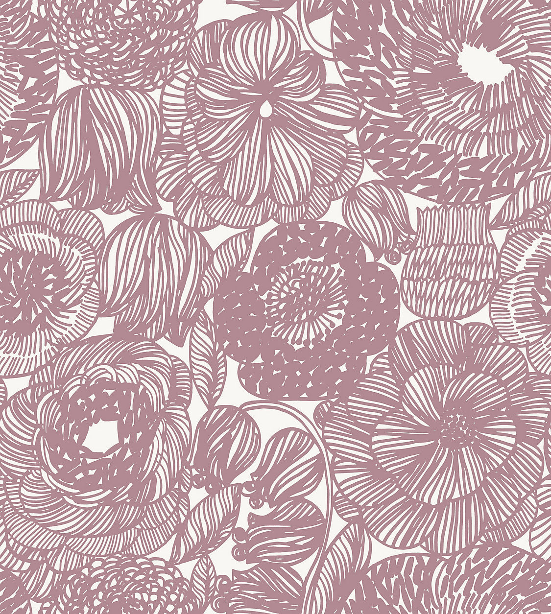 Kurjenpolvi Dusty Rose WJ2 25180 0000 Marimekko Wallcovering