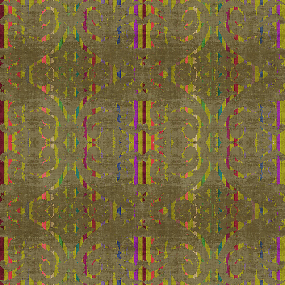 Dapper - Chartreuse - Scalamandre Wallpaper