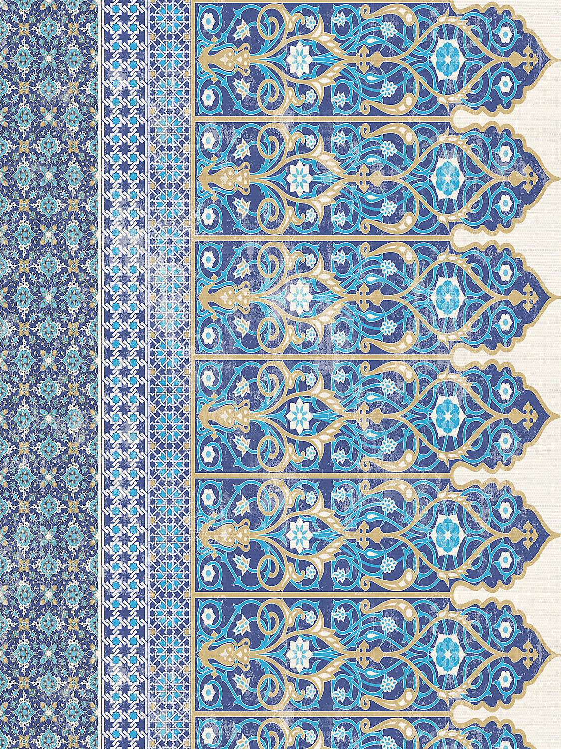 Topkapi Border - Classic - Scalamandre Wallpaper
