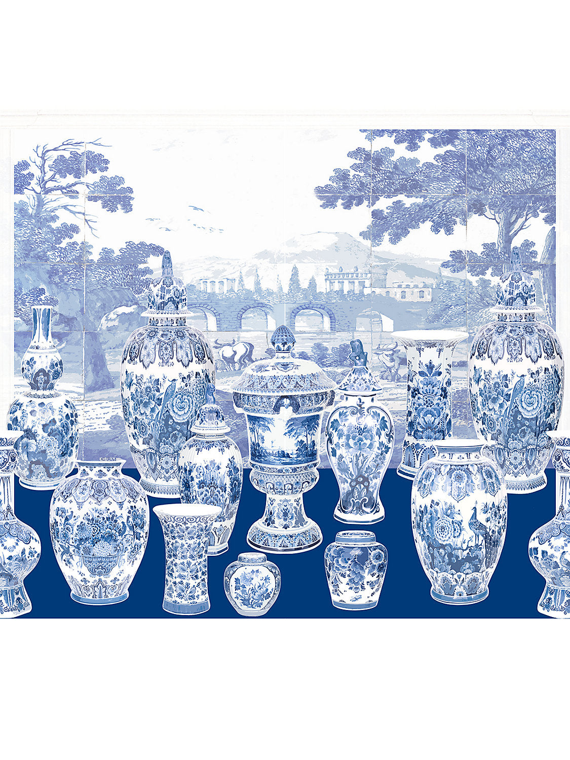 Garniture Scenic - Blue - Right Panel