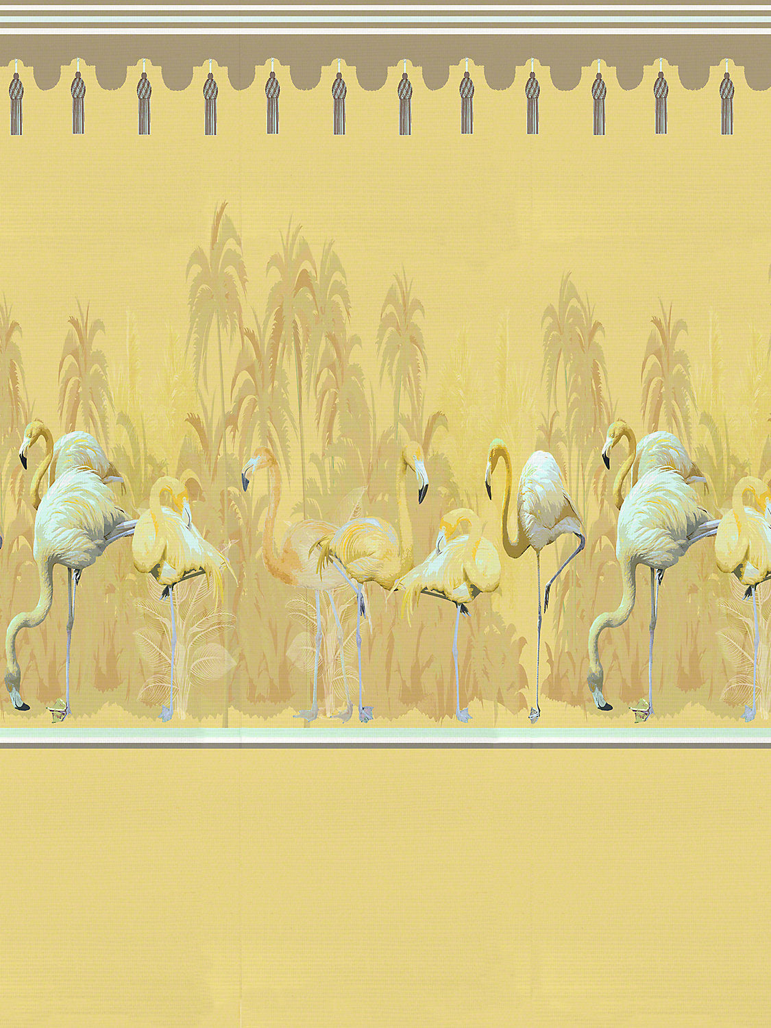 Palm Springs Diptych - Golden - Left Panel