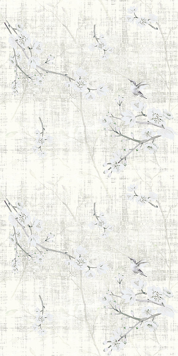 Blossom Fantasia - Ivory - Scalamandre Wallpaper