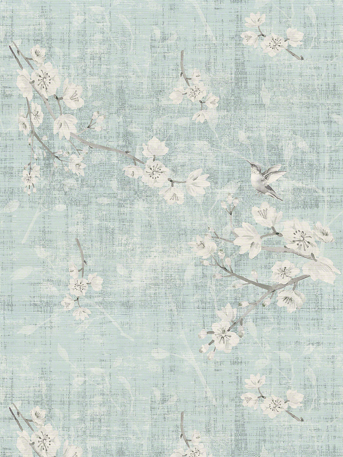Blossom Fantasia - Sky - Scalamandre Wallpaper