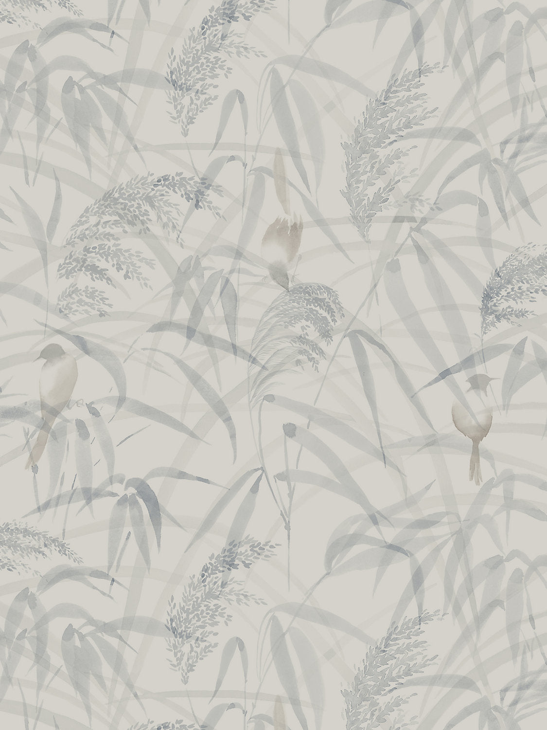 Anna - Misty Blue - Scalamandre Wallpaper
