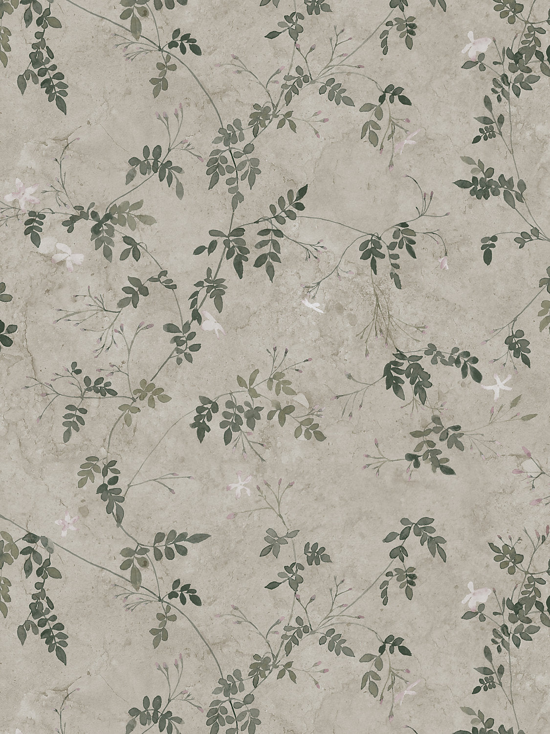 Irene - Olive Green - Scalamandre Wallpaper