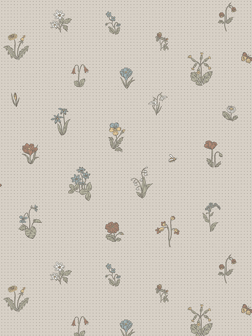 Maja - Clay - Scalamandre Wallpaper