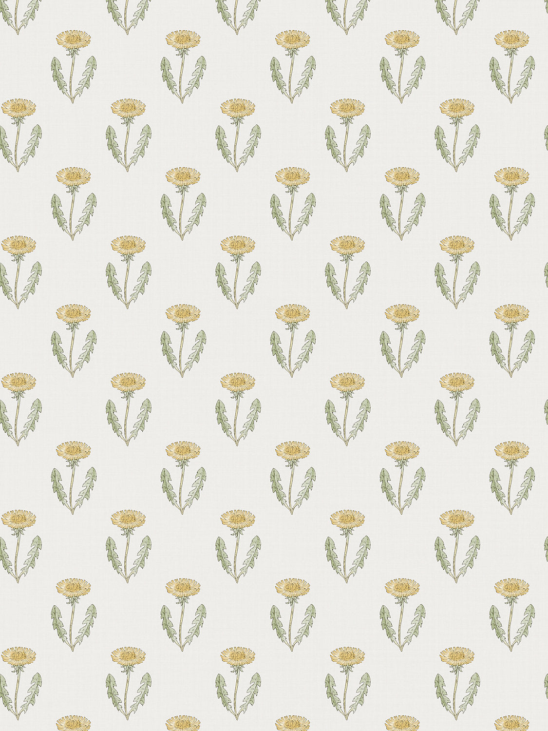 Maskrosen - Spring Green - Scalamandre Wallpaper