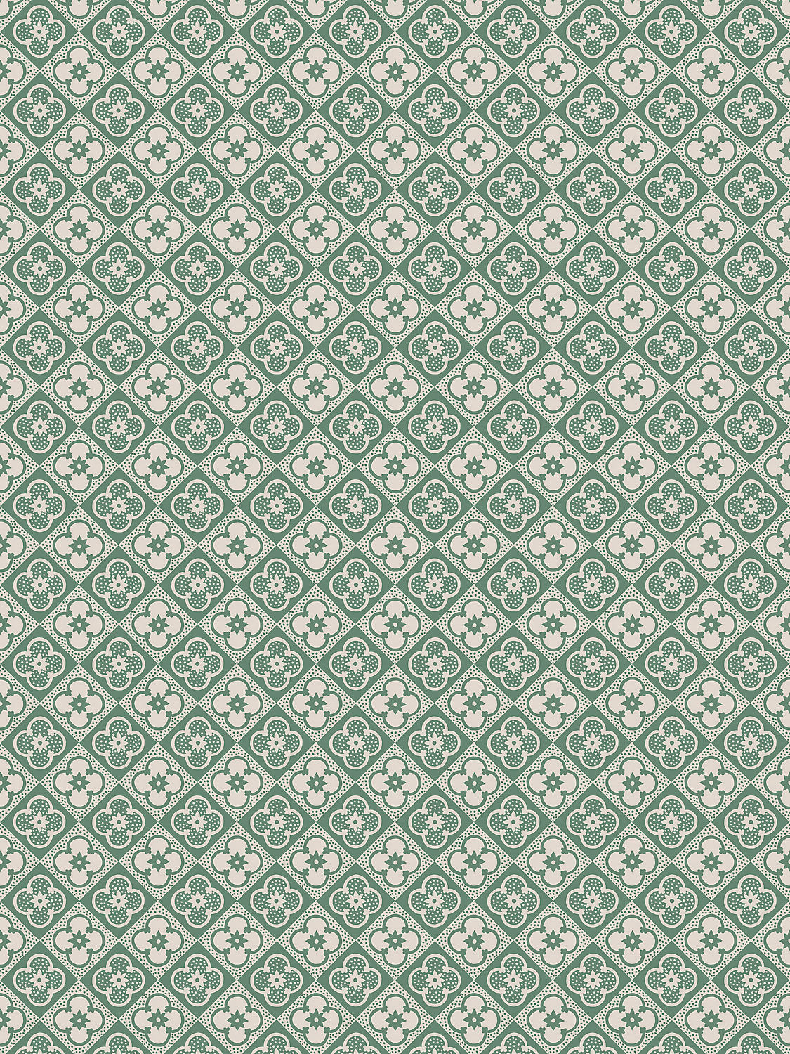 Lyckan - Emerald - Scalamandre Wallpaper