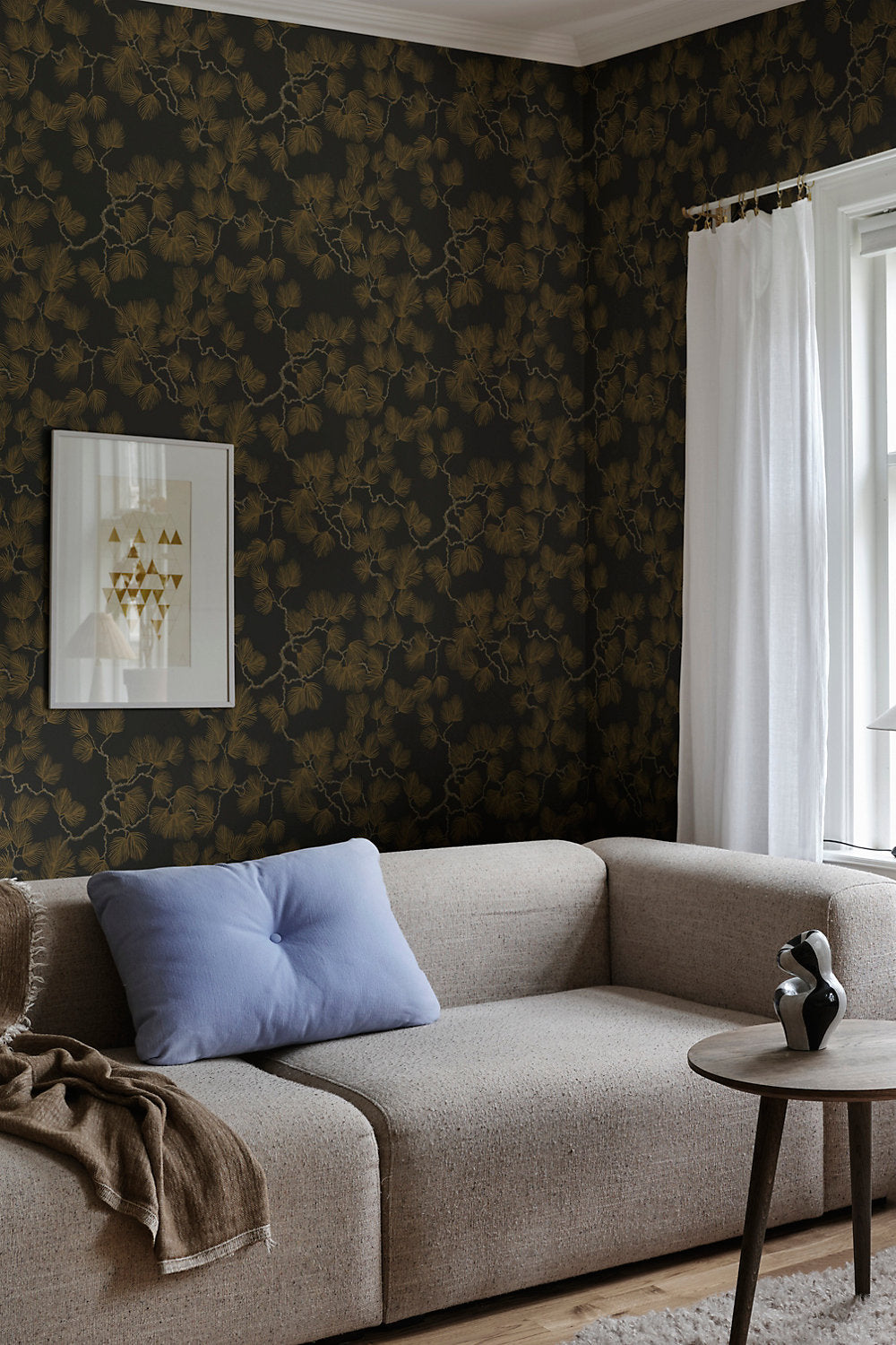 WSB 0804 0099 Pine Black by Sandberg Wallcovering