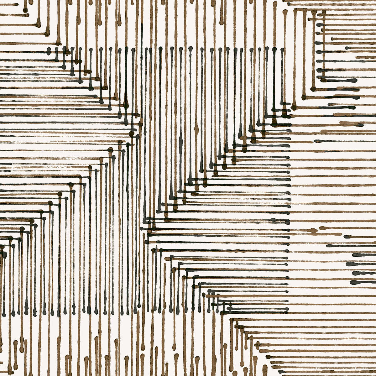 Walker Weave - Double Espresso - WINFIELD THYBONY Papel pintado
