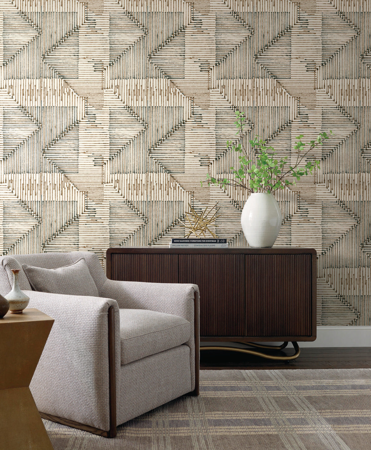 Walker Weave - Sea And Lava - Winfield Thybony Wallpaper