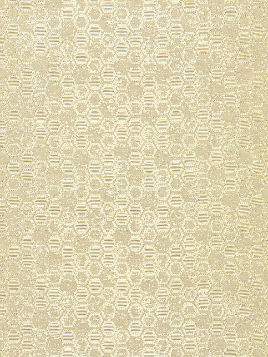 Hexagon Inspiration - Chamomille - Scalamandre Wallpaper