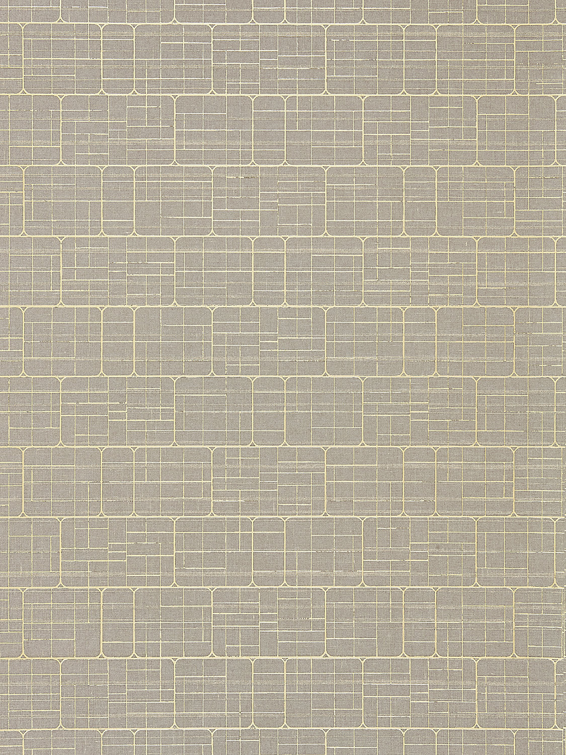 Mechanical Workmanship - Mocha - Scalamandre Wallpaper