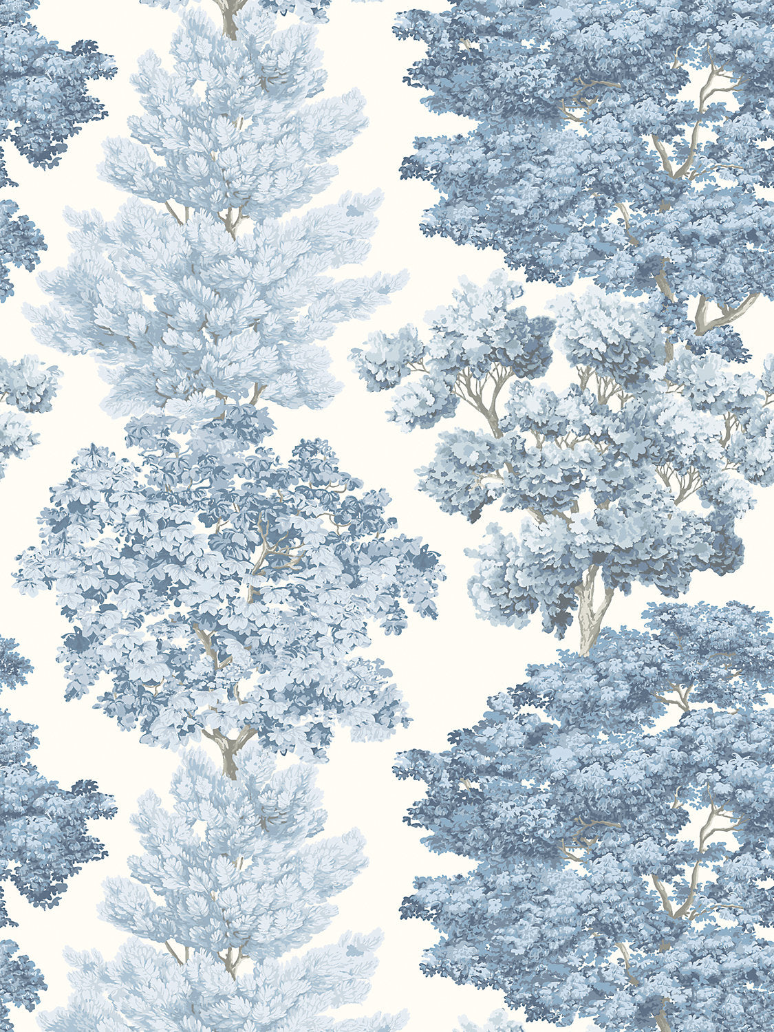 Central Park Wallcovering - Light Blue - Scalamandre Wallpaper
