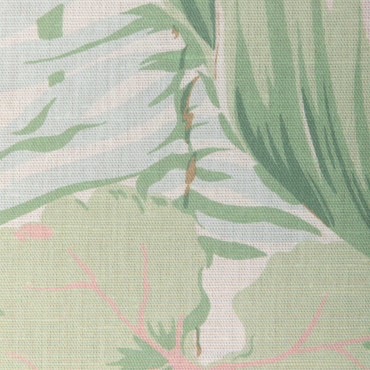Yasuni - Pink Palm - KRAVET COUTURE Fabric