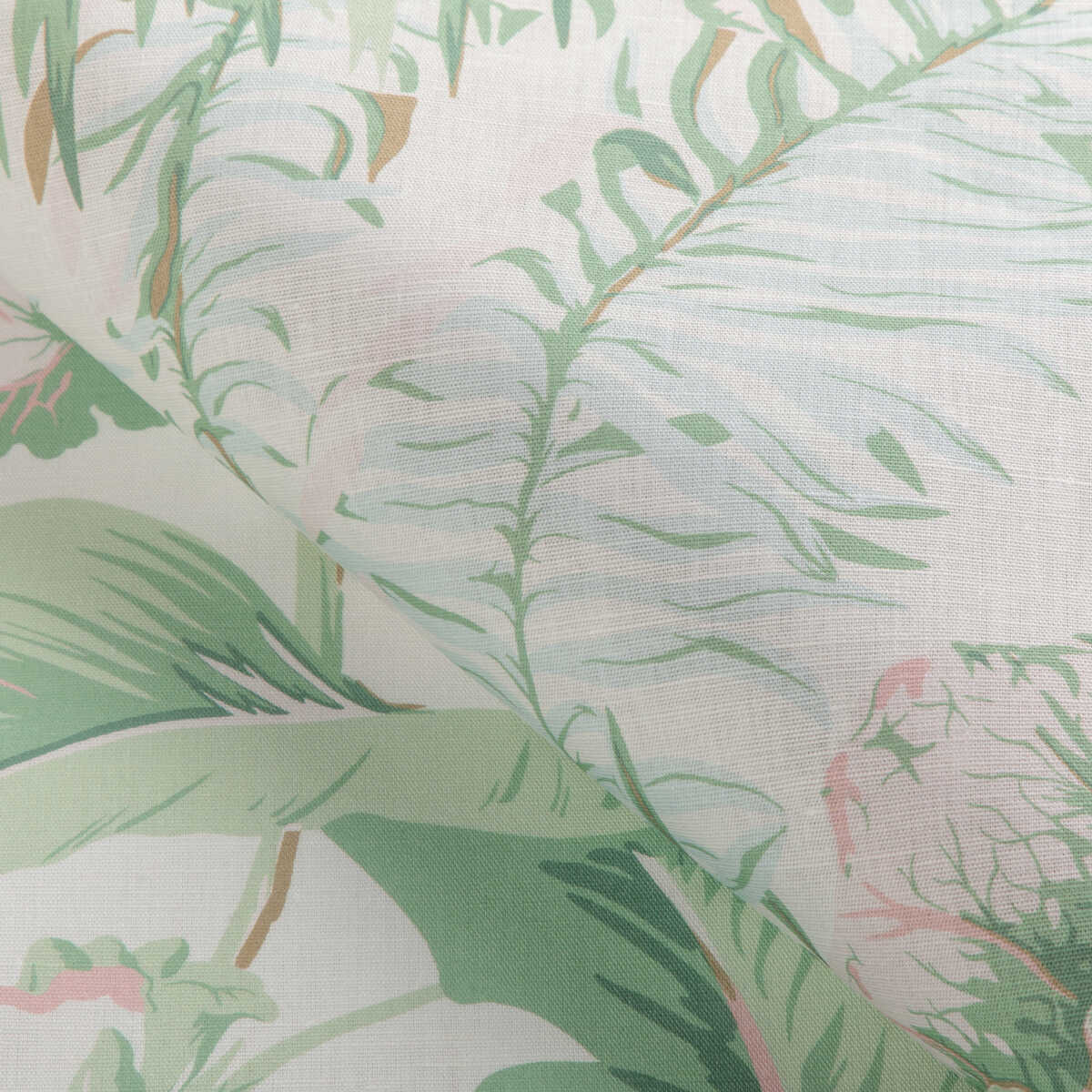 Yasuni - Pink Palm - KRAVET COUTURE Fabric