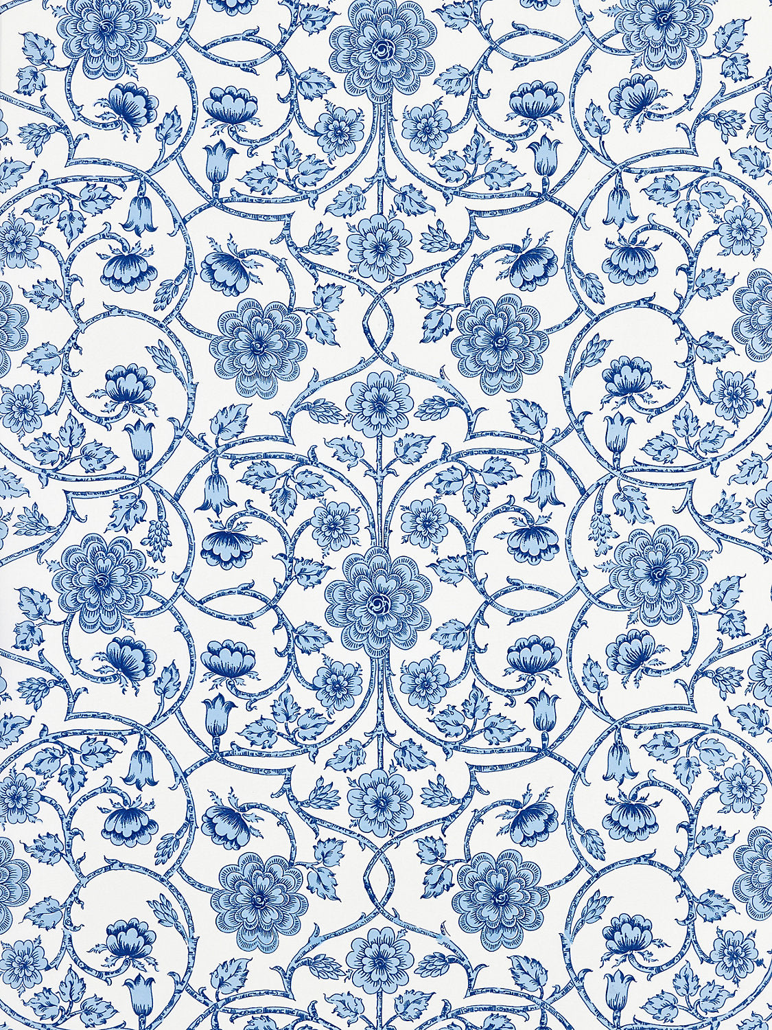 Ornamental Gate - Sky - Scalamandre Fabric