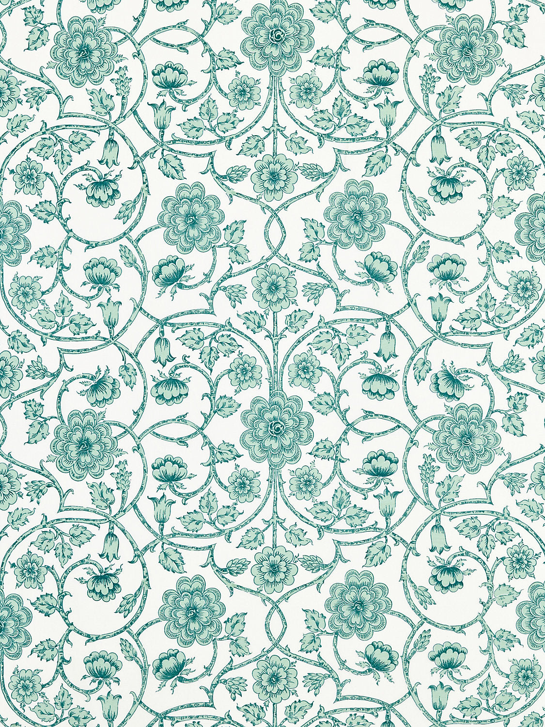 Ornamental Gate - Celadon - Scalamandre Fabric