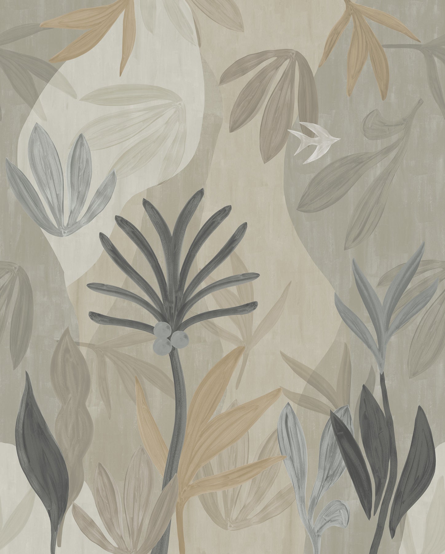 chambord-gardens-wall-mural-graphite-carbon-york-wallcoverings-zm2848m