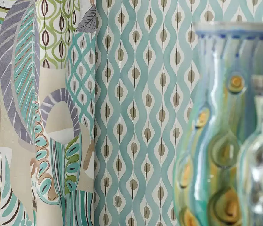 Les Rêves Beau Rivage Dove/Gold - Nina Campbell - NCW4301-03 Wallcovering