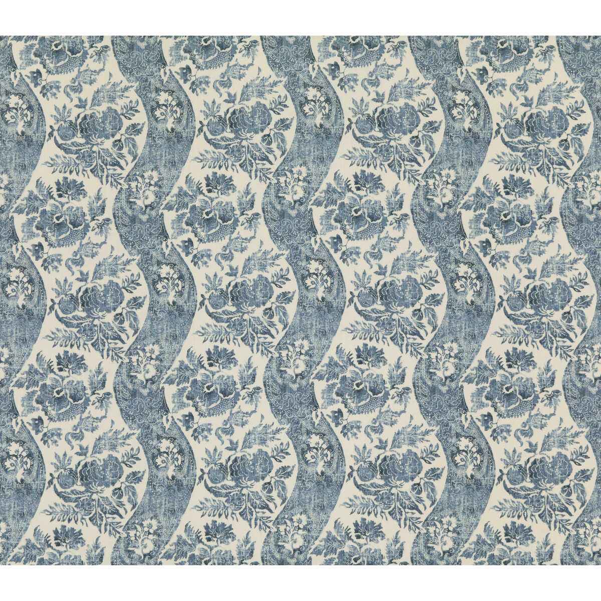 Bp1077610 Caldbeck Indigo Ivory G P J Baker Fabric