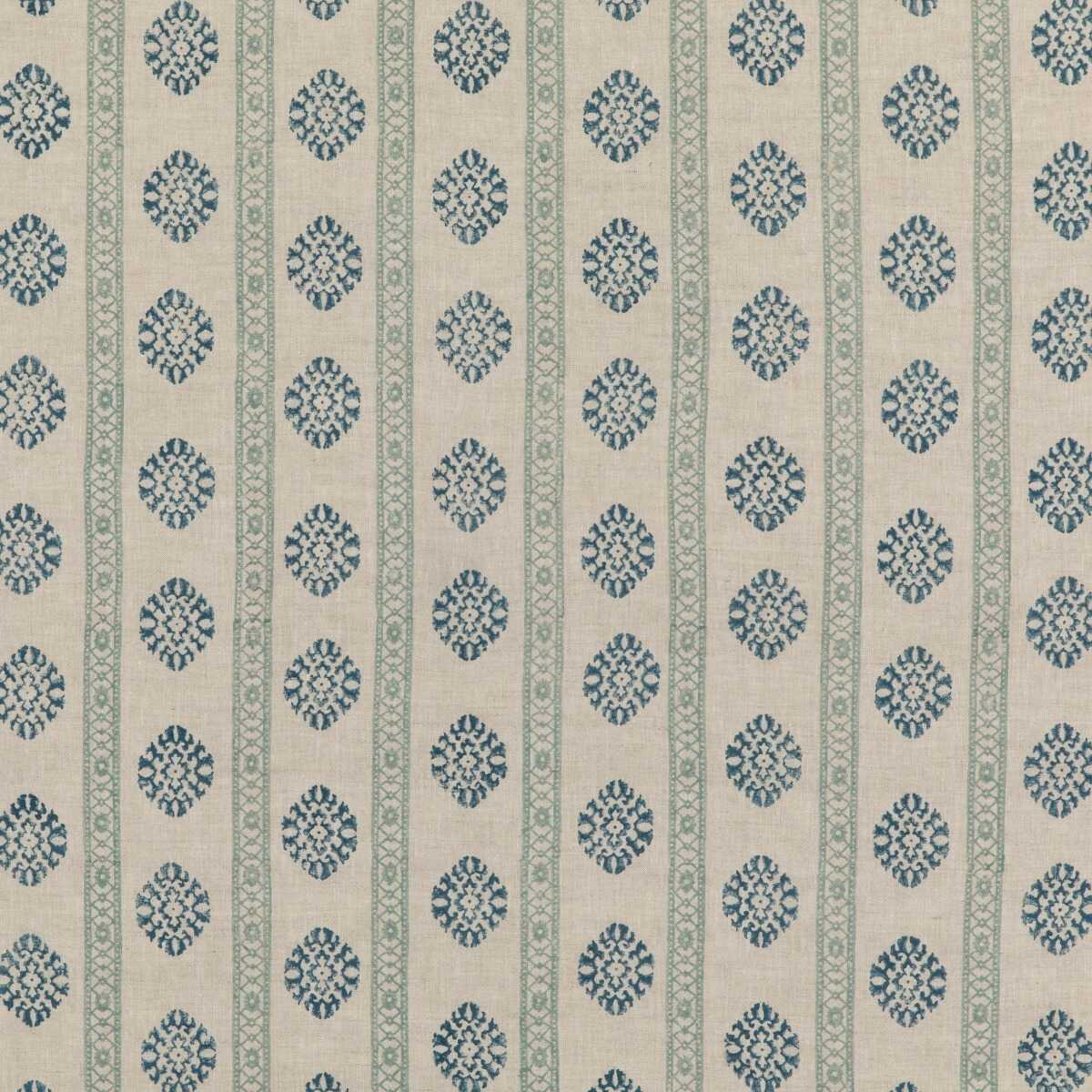 Alma - Aqua - G P & J BAKER Fabric