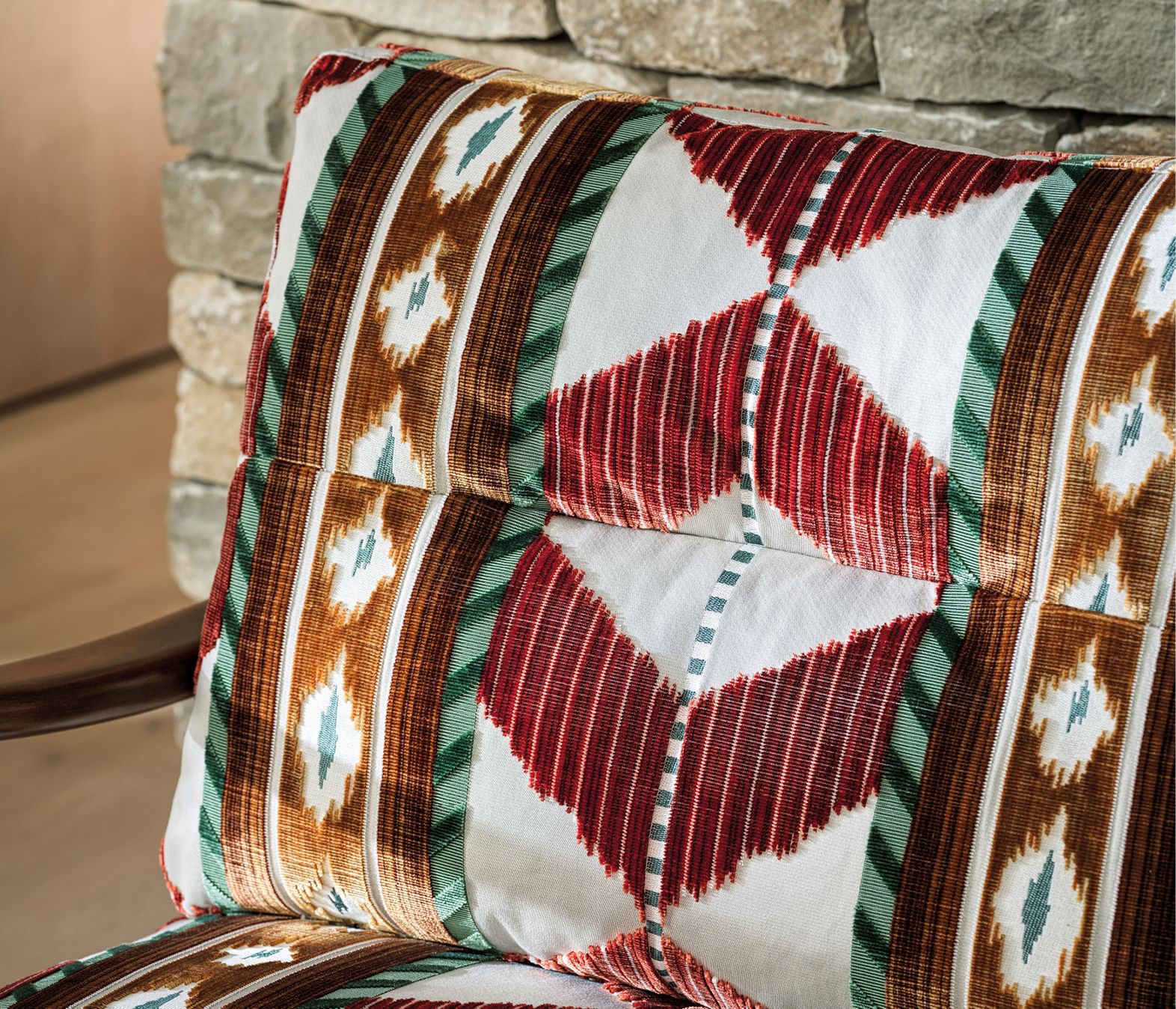 Serenissima Cornaro Terracotta/Amber - Osborne & Little - F7990-01 Fabric