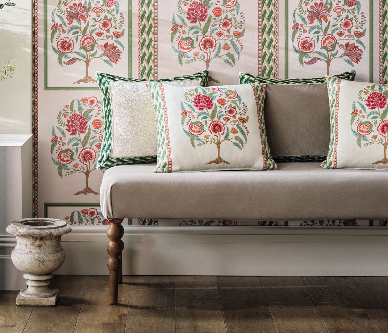 Cumbria Ennerdale Terracotta - Osborne & Little - F7881-04 Fabric