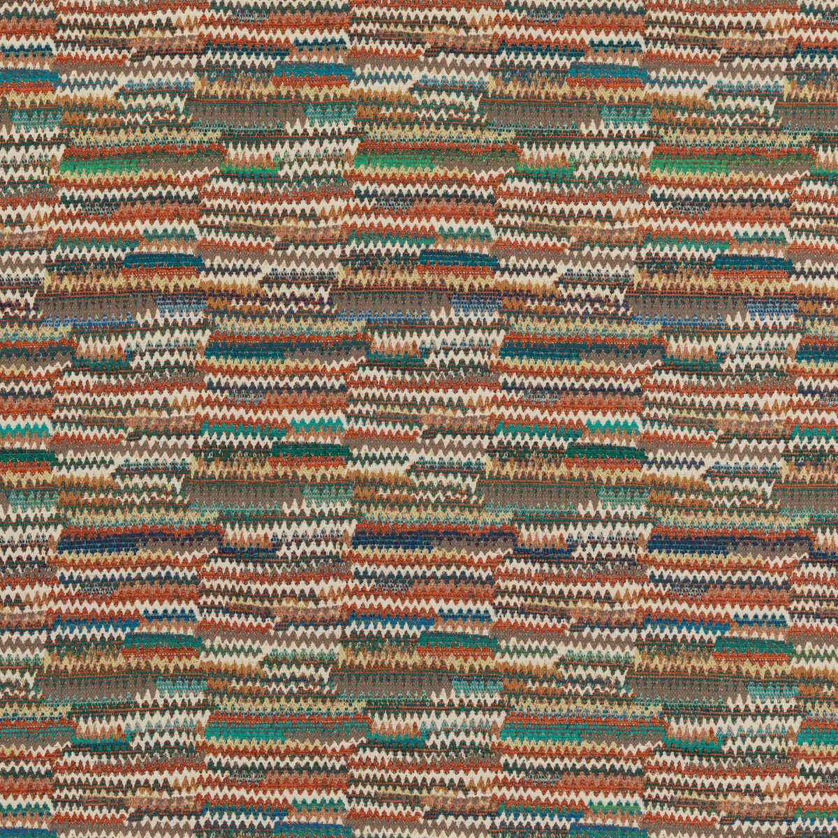 Fd781t690 Landscape Teal Spice Mulberry Fabric