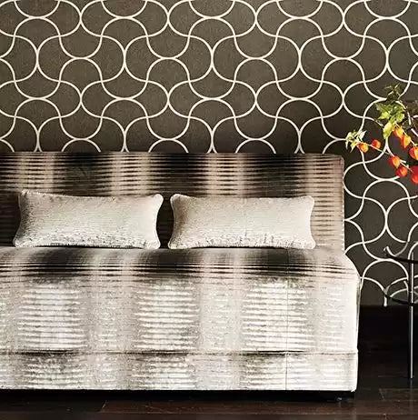 Corniche Flapper Pale Taupe - Osborne & Little - F6553-04 Fabric