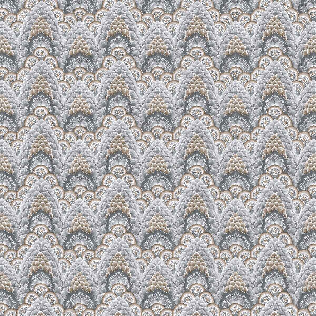 Gdt55430050 Ganges Tabaco Gris Gaston Y Daniela Fabric - GASTON Y DANIELA Fabric