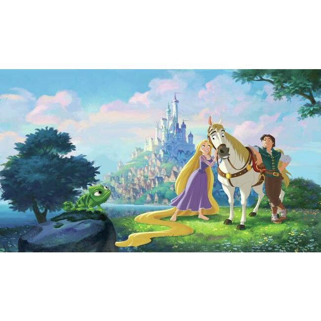 Disney Tangled XL Wall Mural - Blue - York Wallcoverings - JL1378M