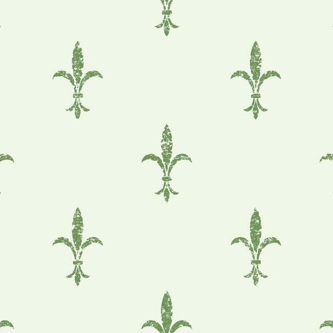 fleur-de-lis-wallpaper-white-green-york-wallcoverings-kt2194